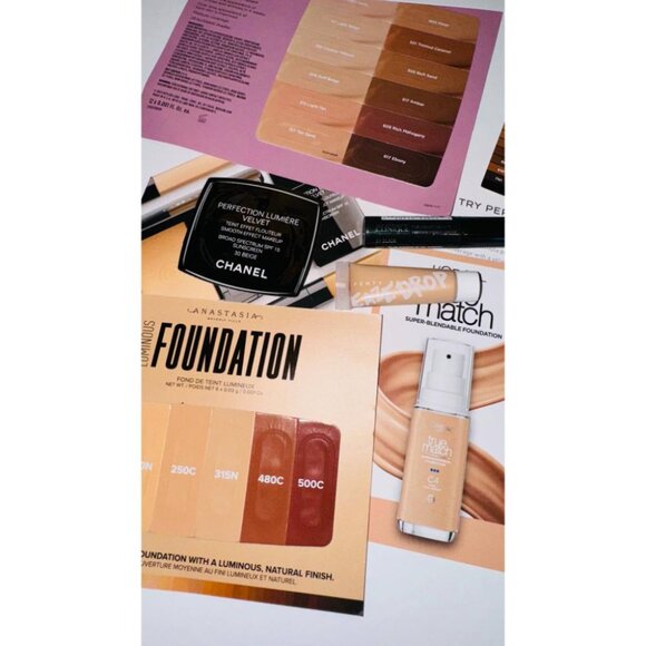 Makeup Bundle Cream Caramel Foundation Oily Skin Honey - Picture 4 of 8